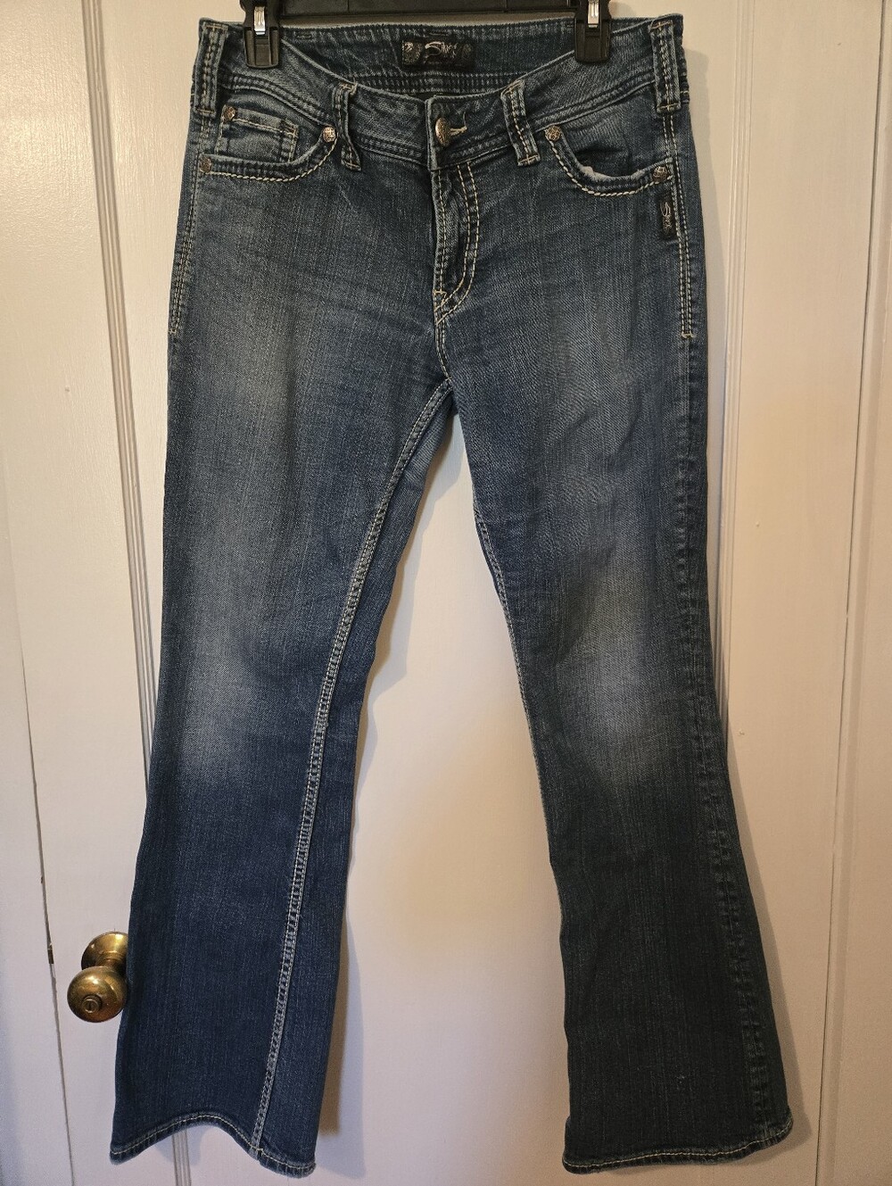 Womens Silver JEANS SIZE 31/32